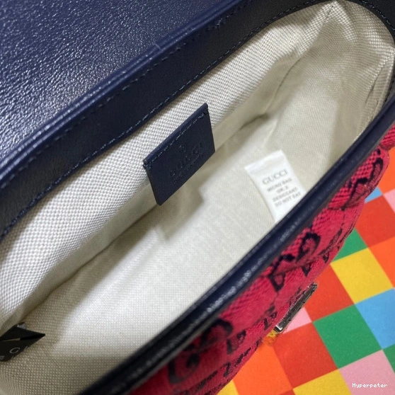 Hyper Peter Bag Top GG GUCCI Marmont Handle Mini 0825